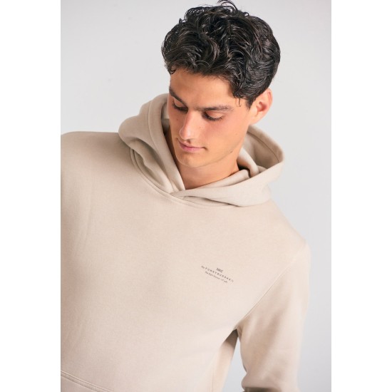 FUNKY BUDDHA FBM012-002-06 GREIGE Φούτερ με κουκούλα