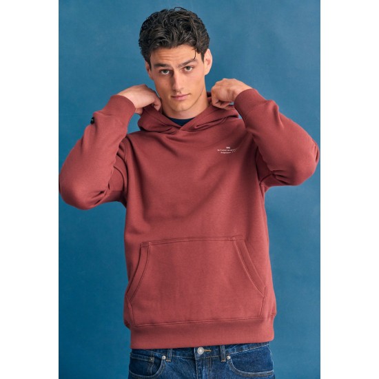 FUNKY BUDDHA FBM012-002-06 HENNA BROWN Φούτερ με κουκούλα