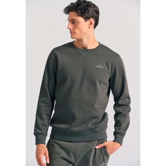 FUNKY BUDDHA FBM012-003-06 FOREST NIGHT Φούτερ λαιμόκοψη