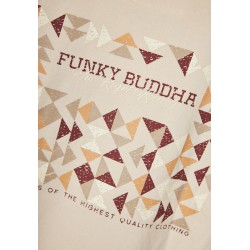 FUNKY BUDDHA FBM012-028-06 CLOUD CREAM Φούτερ με κουκούλα