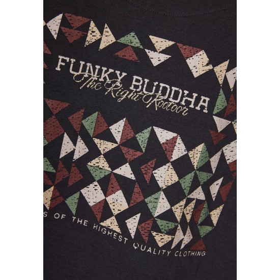 FUNKY BUDDHA FBM012-028-06 ANTHRACITE Φούτερ με κουκούλα