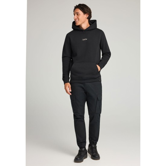 FUNKY BUDDHA FBM012-028-06 ANTHRACITE Φούτερ με κουκούλα