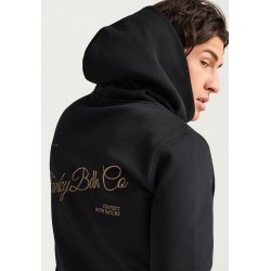 FUNKY BUDDHA FBM012-062-06 BLACK Φούτερ με κουκούλα