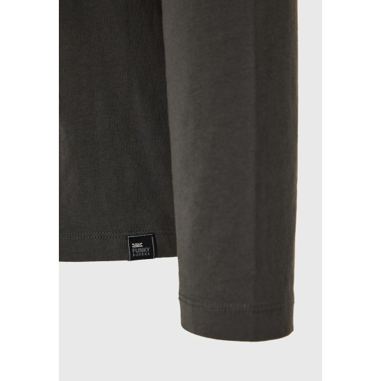 FUNKY BUDDHA FBM012-003-07 FOREST NIGHT Μακρυμάνικη μπλούζα