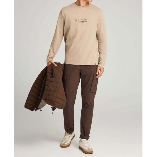 FUNKY BUDDHA FBM012-003-07 CIGAR Μακρυμάνικη μπλούζα