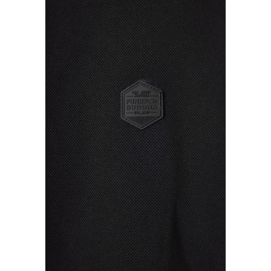 FUNKY BUDDHA FBM012-007-01 BLACK Χειμωνιάτικο Μπουφάν Softshell 