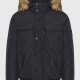 FUNKY BUDDHA FBM012-021-01 BLACK Ανδρικό puffer με αποσπώμενη κουκούλα