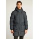 FUNKY BUDDHA FBM012-044-01 ANTHRACITE Ανδρικό puffer μπουφάν με κουκούλα