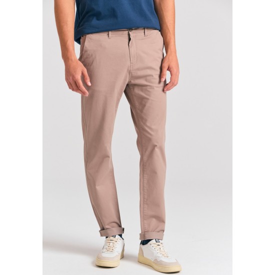 FUNKY BUDDHA FBM012-001-02 LT-CIGAR Παντελόνι Chino σε Κανονική 