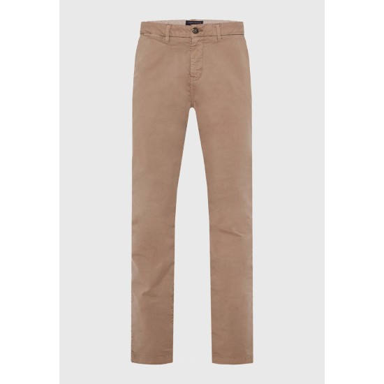 FUNKY BUDDHA FBM012-001-02 LT-CIGAR Παντελόνι Chino σε Κανονική 