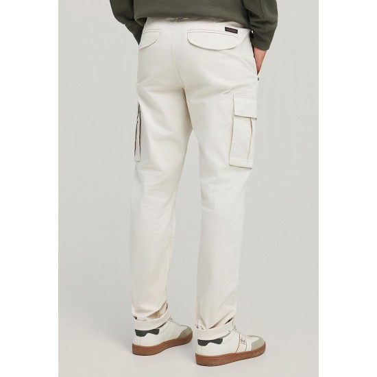 FUNKY BUDDHA FBM012-002-02 CLOUD CREAM Ανδρικό cargo παντελόνι