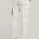 FUNKY BUDDHA FBM012-002-02 CLOUD CREAM Ανδρικό cargo παντελόνι