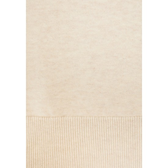 FUNKY BUDDHA FBM012-001-09 IVORY Ανδρικό βαμβακερό πουλόβερ