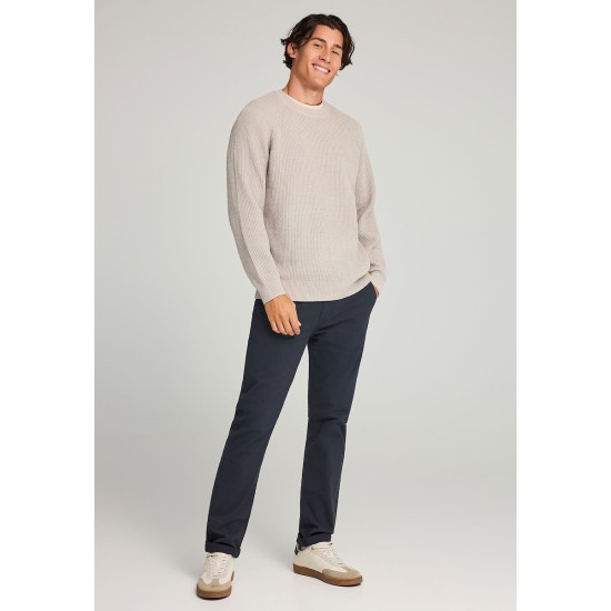 FUNKY BUDDHA FBM012-053-09 ICE Ανδρική πλεκτή μπλούζα με λαιμόκοψη