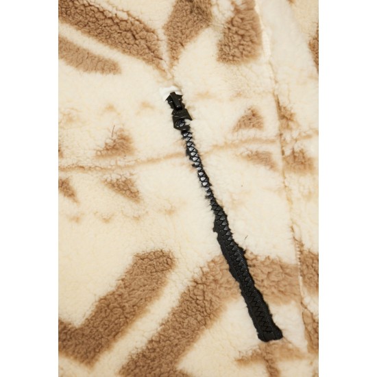 FUNKY BUDDHA FBM012-055-06 CLOUD CREAM Ζακέτα Fleece με Κουκούλα 