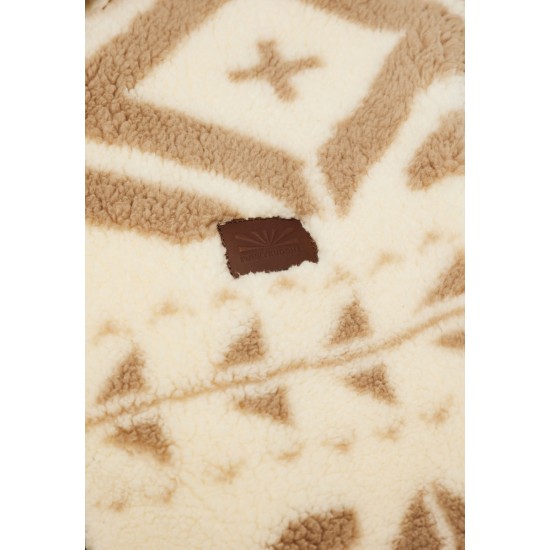 FUNKY BUDDHA FBM012-055-06 CLOUD CREAM Ζακέτα Fleece με Κουκούλα 