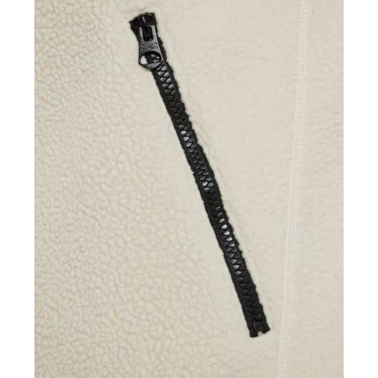 FUNKY BUDDHA FBM012-056-06 CLOUD CREAM Ζακέτα Fleece με Κουκούλα 