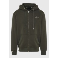 FUNKY BUDDHA FBM012-001-06 FOREST NIGHT Ανδρική φούτερ ζακέτα με κουκούλα