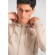 FUNKY BUDDHA FBM012-001-06 GREIGE Ανδρική φούτερ ζακέτα με κουκούλα