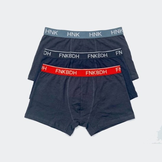 FUNKY BUDDHA FBM013-082-10 NAVY Ανδρικά Μποξεράκια 3Pack FUNKY BUDDHA FBM013-082-10 NAVY Ανδρικά Μποξεράκια 3Pack