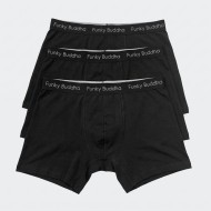 FUNKY BUDDHA FBM013-088-10 BLACK Ανδρικά Μποξεράκια 3Pack 