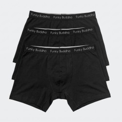 FUNKY BUDDHA FBM013-088-10 BLACK Ανδρικά Μποξεράκια 3Pack 