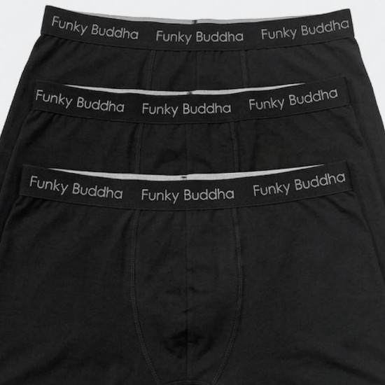 FUNKY BUDDHA FBM013-088-10 BLACK Ανδρικά Μποξεράκια 3Pack 