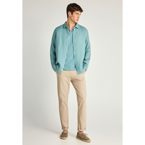 FUNKY BUDDHA FBM013-001-02 GREIGE Παντελόνι Chino σε Κανονική 