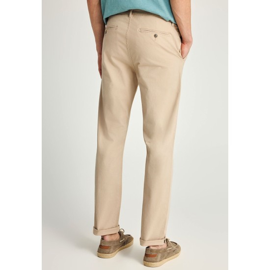FUNKY BUDDHA FBM013-001-02 GREIGE Παντελόνι Chino σε Κανονική 