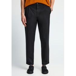 FUNKY BUDDHA FBM013-014-02 BLACK Ανδρικό comfort chino παντελόνι 