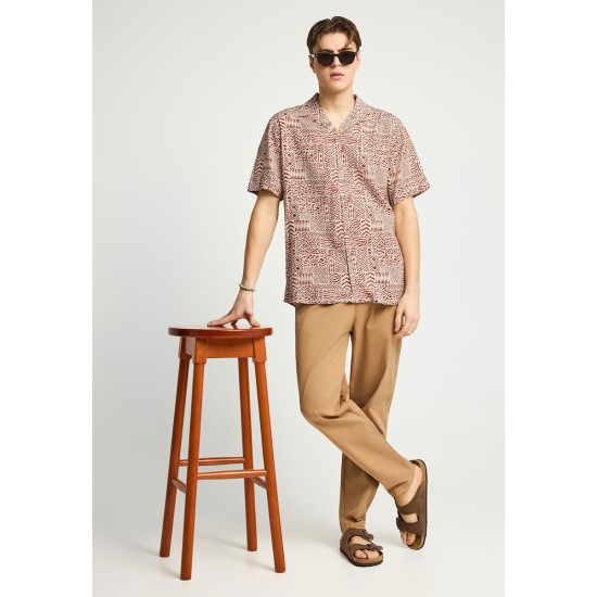 FUNKY BUDDHA FBM013-014-02 BEIGE Ανδρικό comfort chino παντελόνι 