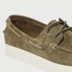 FUNKY BUDDHA FBM013-044-08 KHAKI Ανδρικά suede boat shoes 