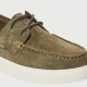 FUNKY BUDDHA FBM013-044-08 KHAKI Ανδρικά suede boat shoes 