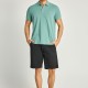 Funky Buddha Ανδρική Μπλούζα Polo FBM013-001-11 GREEN LAKE