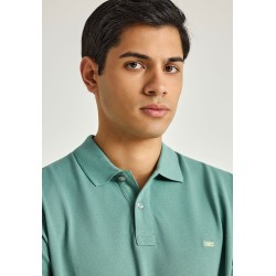 Funky Buddha Ανδρική Μπλούζα Polo FBM013-001-11 GREEN LAKE