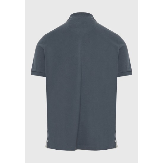 Funky Buddha Ανδρική Μπλούζα Polo FBM013-001-11 DK GREY