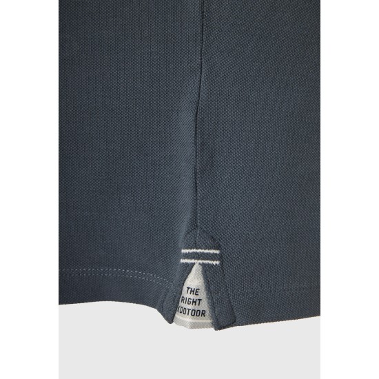 Funky Buddha Ανδρική Μπλούζα Polo FBM013-001-11 DK GREY