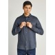 FUNKY BUDDHA FBM013-001-05 DK GREY Essential λινό πουκάμισο