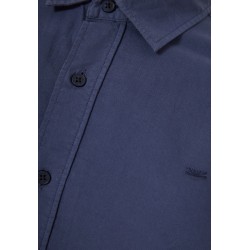 FUNKY BUDDHA FBM013-051-05 INDIGO Ανδρικό πουκάμισο από βαμβάκι