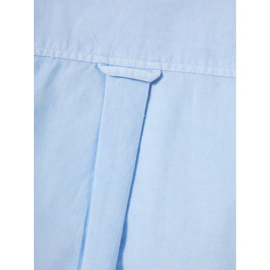 FUNKY BUDDHA FBM013-051-05 LT BLUE Ανδρικό πουκάμισο από βαμβάκι