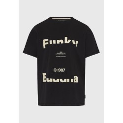 FUNKY BUDDHA FBM013-029-04 BLACK T-SHIRT