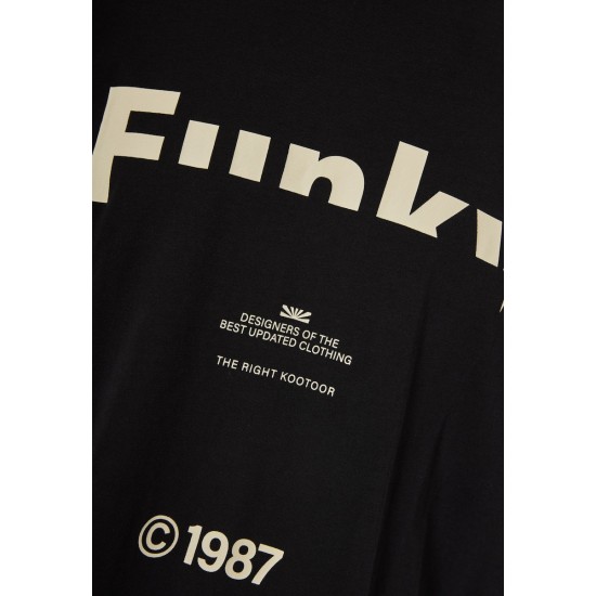 FUNKY BUDDHA FBM013-029-04 BLACK T-SHIRT