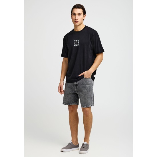 FUNKY BUDDHA FBM013-050-04 BLACK T-SHIRT