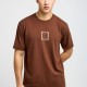 FUNKY BUDDHA FBM013-050-04 BRUNETTE T-SHIRT