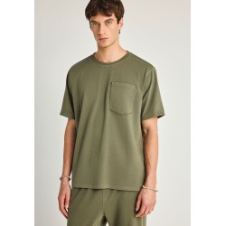 FUNKY BUDDHA FBM013-006-04 DEEP FOREST Ανδρικό relaxed t-shirt από βαμβάκι 