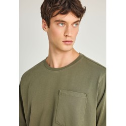 FUNKY BUDDHA FBM013-006-04 DEEP FOREST Ανδρικό relaxed t-shirt από βαμβάκι 