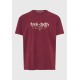 FUNKY BUDDHA FBM013-036-04 BURGUNDY T-SHIRT