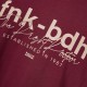 FUNKY BUDDHA FBM013-036-04 BURGUNDY T-SHIRT