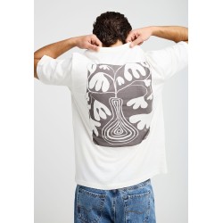 FUNKY BUDDHA FBM013-054-04 OFF WHITE T-SHIRT