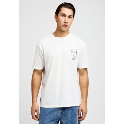 FUNKY BUDDHA FBM013-054-04 OFF WHITE T-SHIRT